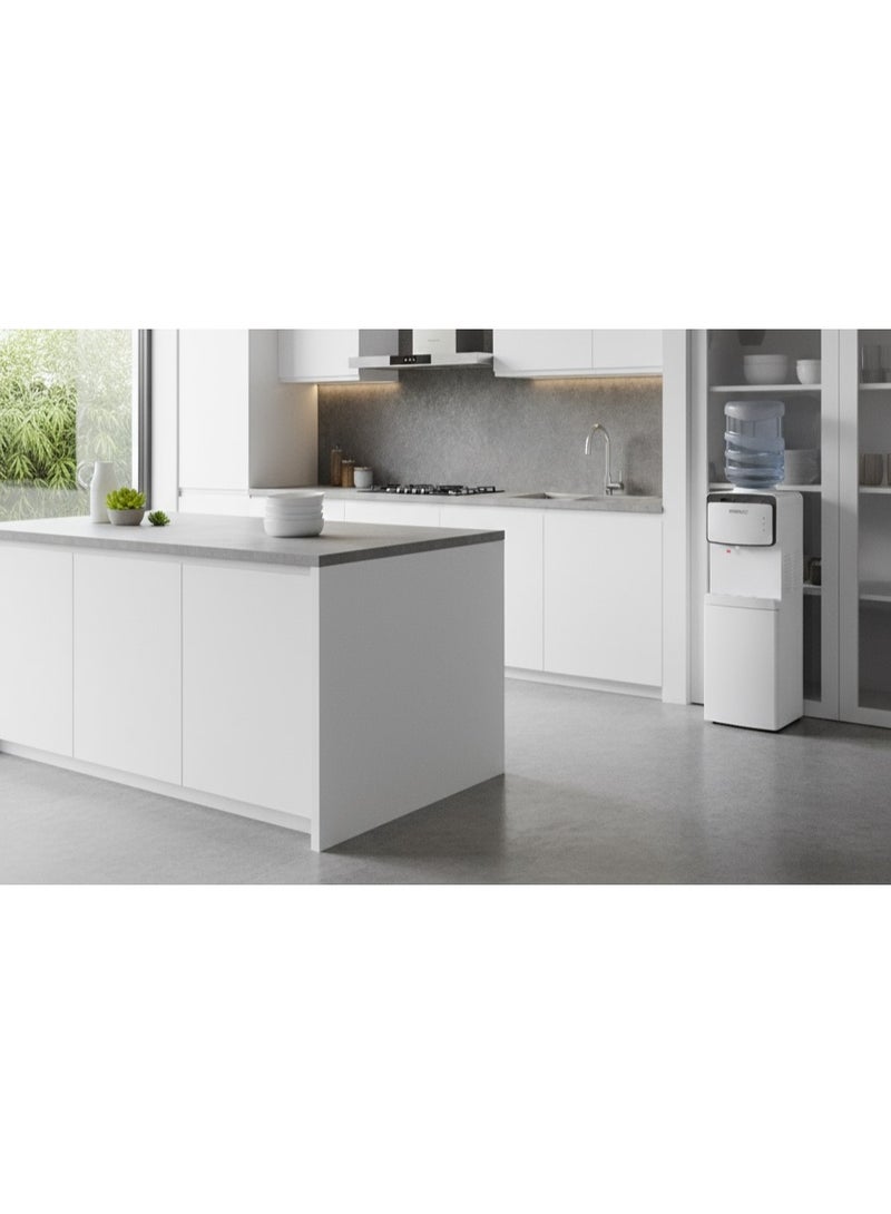 General Tech Water Dispenser, 3 Litres, 3 Temperature 3 Outlet, Noiseless, Kids Lock, Stylish White - Image 2