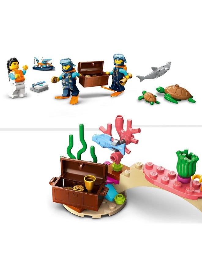 LEGO 60377 Explorer Diving Boat  Building Set  - Image 4