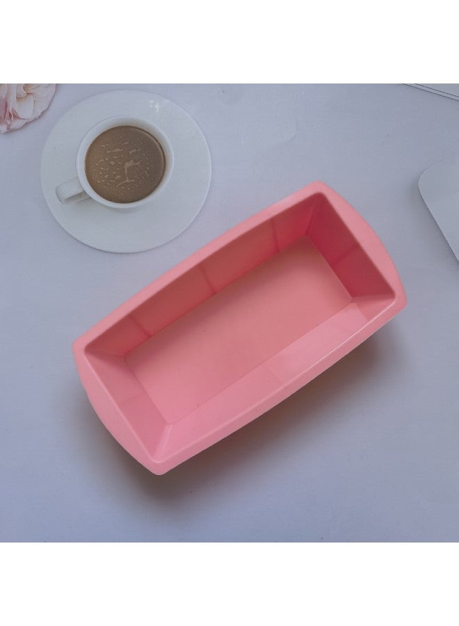 Toast Wave Silicone Cake Mold Ice Cream Pudding Dessert Mold Soap Baking Utensils-Color:Rice Powder - Image 2