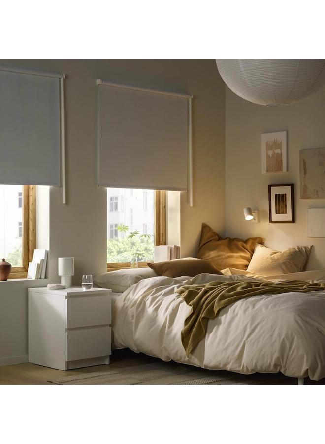 erorex Block-out roller blind, white, 120x195 cm - Image 2