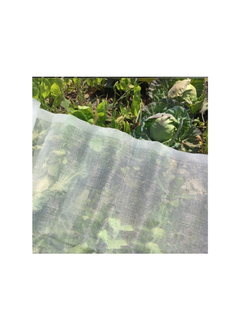 Meetion شبكة حماية من الحشرات للخضروات والنباتات بطول 5 أمتار، غطاء للعناية بالفواكه والزهور، شبكة حماية للصوب الزراعية، مكافحة الآفات، مضادة للطيور، 60 شبكة - Image 3