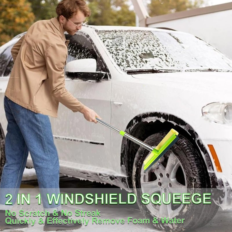 XWGKLN 17 PCS Car Cleaning Kit with Microfiber Mop and Mittens for Detailing - Image 3
