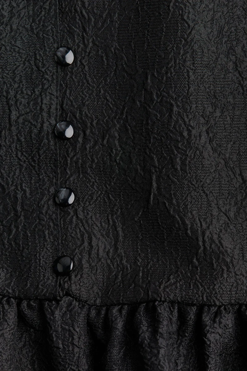 H&M Peplum Brocade Blouse