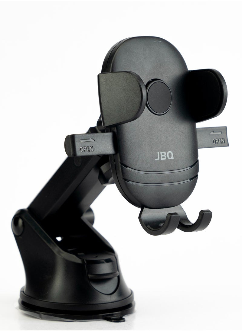 Semi Automatic Car Phone Mobile Holder Dashboard and Windshield Mount