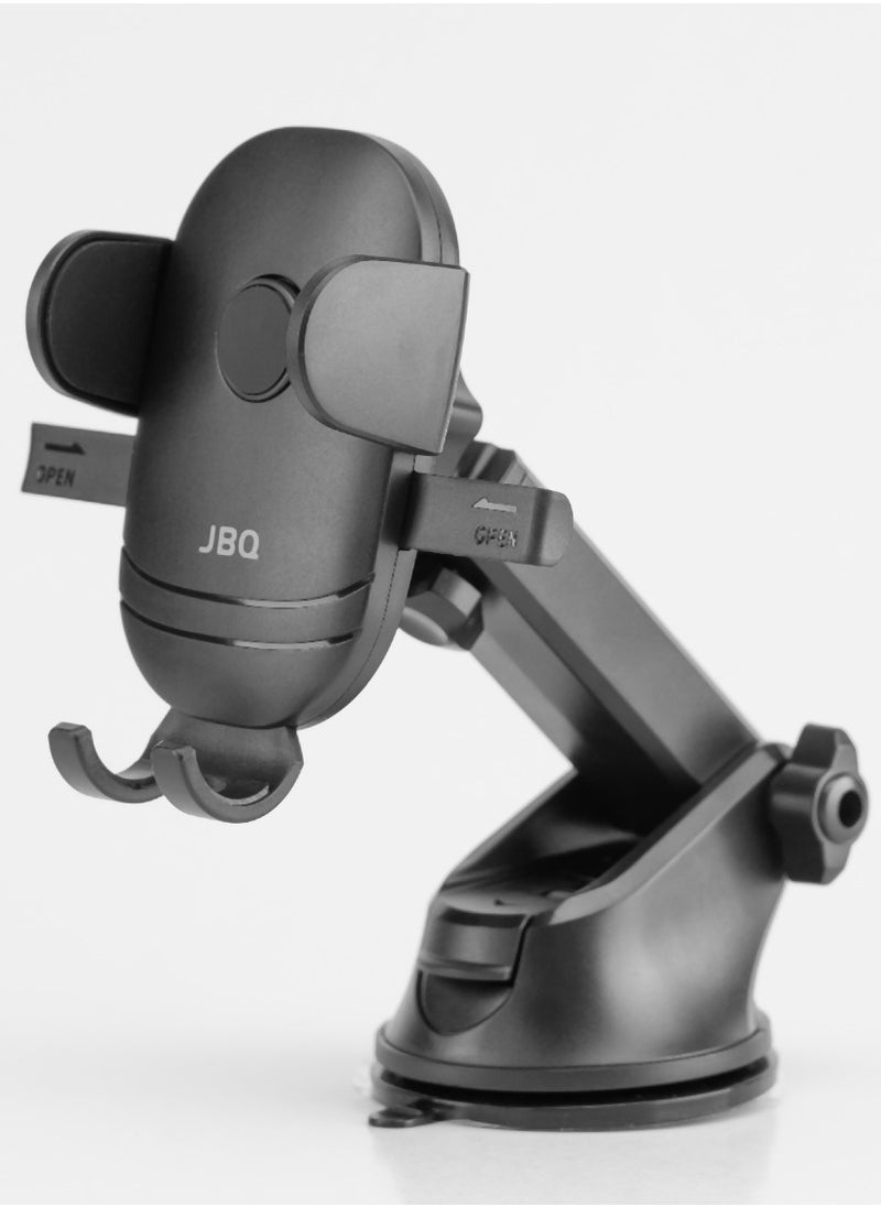 Semi Automatic Car Phone Mobile Holder Dashboard and Windshield Mount