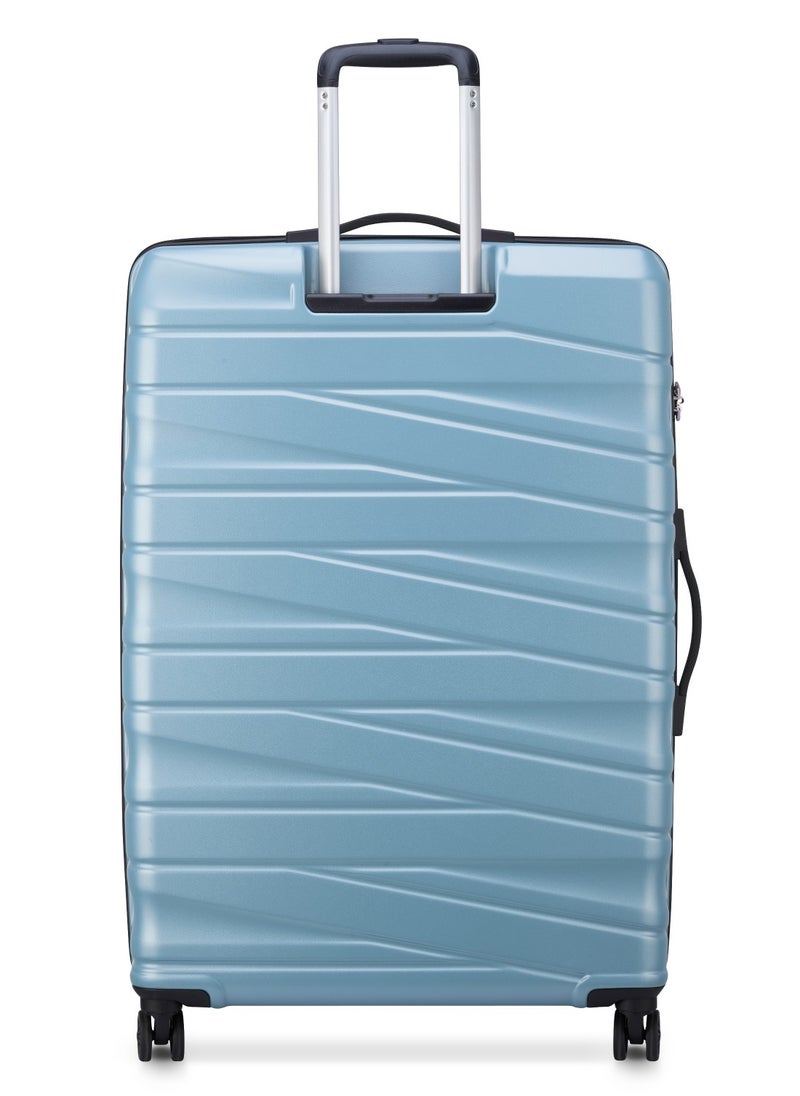 DELSEY Paris Tiphanie 82cm Hardcase 4 Double Wheel Expandable Check-In Luggage Trolley Case Aqua - 00389283142ME  - Image 4