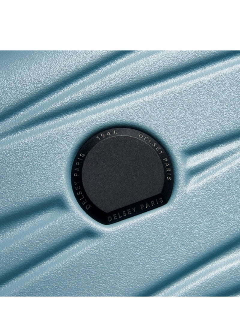 DELSEY Paris Tiphanie 82cm Hardcase 4 Double Wheel Expandable Check-In Luggage Trolley Case Aqua - 00389283142ME  - Image 5