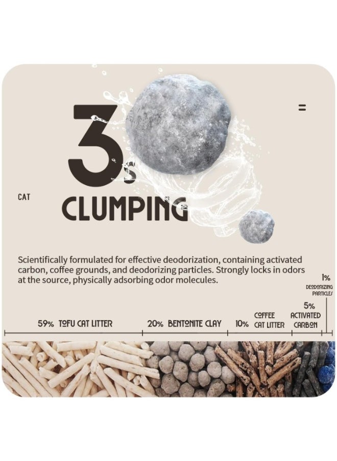 all for paws Clumping 5-in-1 Cat Litter Tofu 6 L  - Image 2