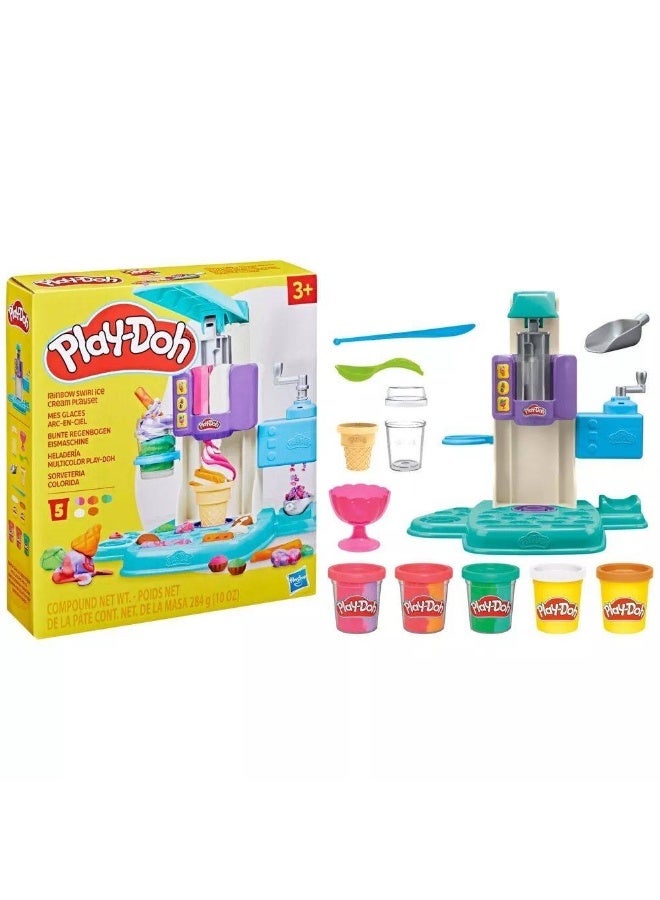 Play-Doh Rainbow Swirl Ice Cream Playset (284 g) - Image 2