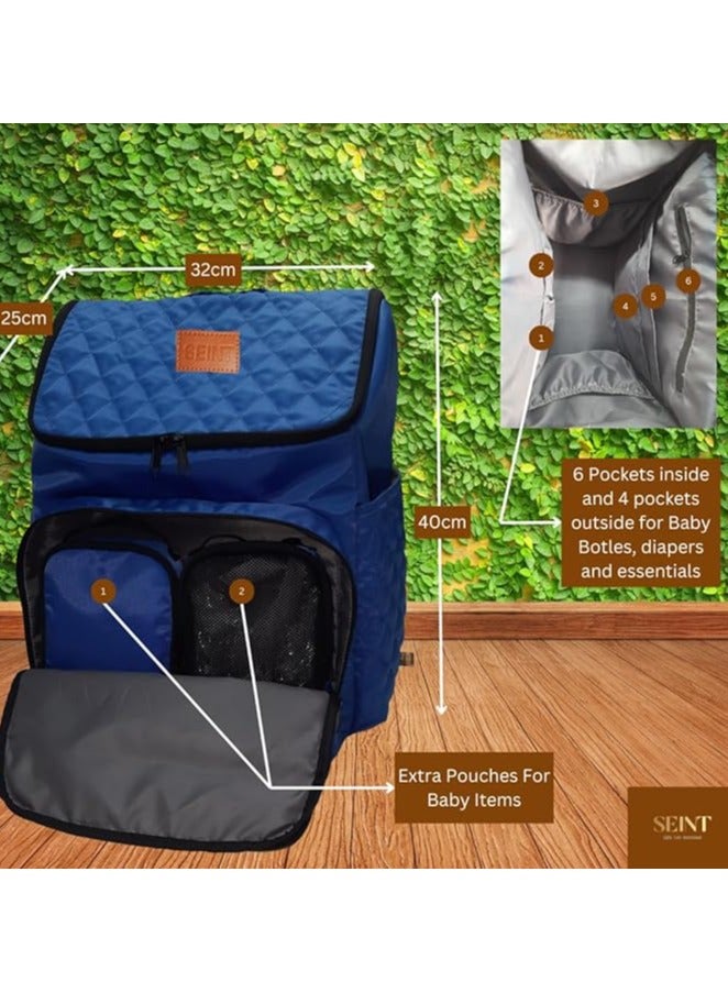 SEINT® Waterproof Multipurpose Diaper Bag, Baby Bags for Mothers Carry, Travel Ready, Ideal Hospital Bag for Delivery Women, Perfect for Newborn Baby Essentials - Image 1