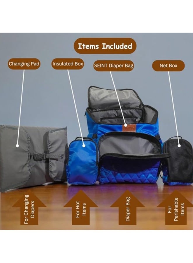 SEINT® Waterproof Multipurpose Diaper Bag, Baby Bags for Mothers Carry, Travel Ready, Ideal Hospital Bag for Delivery Women, Perfect for Newborn Baby Essentials - Image 2