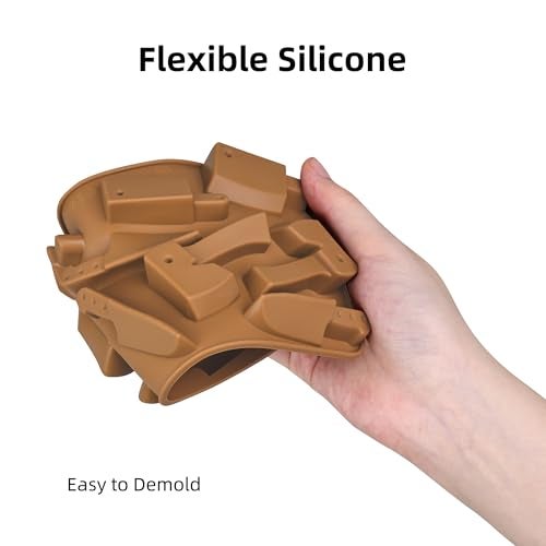 EDUEE Halloween Chocolate Molds Knife Silicone Candy Molds 3pcs for Resin, Soap, Ice, Fondant, Cupcake Decoration - Image 4