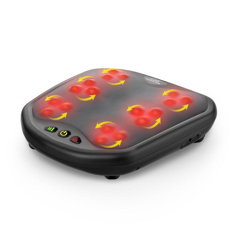 Snailax Shiatsu Foot Massager with Heat, Washable Cover Kneading Foot & Back Massager, Heated Feet Warmer, Electric Feet Massager Machine for Plantar Fasciitis - Image 1