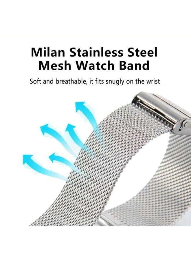 سوار من الفولاذ المقاوم للصدأ بلون وردي ذهبي مع علبة ساعة شبكية لساعة هواوي Watch GT4 مقاس 41 مم لاستبدال الشريط - Image 5