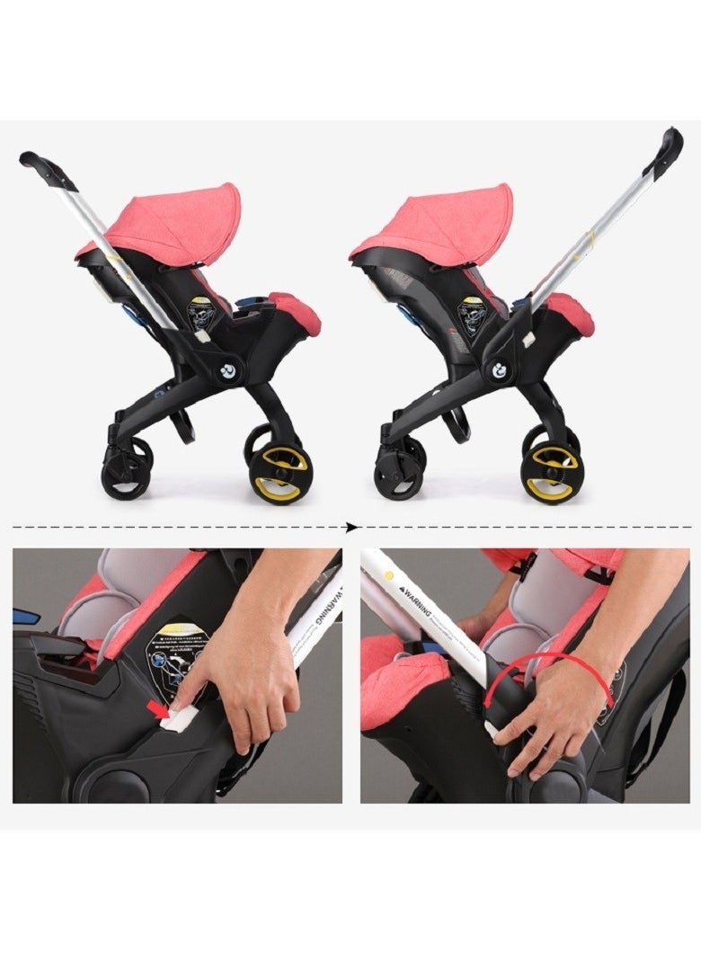 Baby Life 4 In 1 Infant Car Seat And Stroller 0 To 24 Month  - Image 2