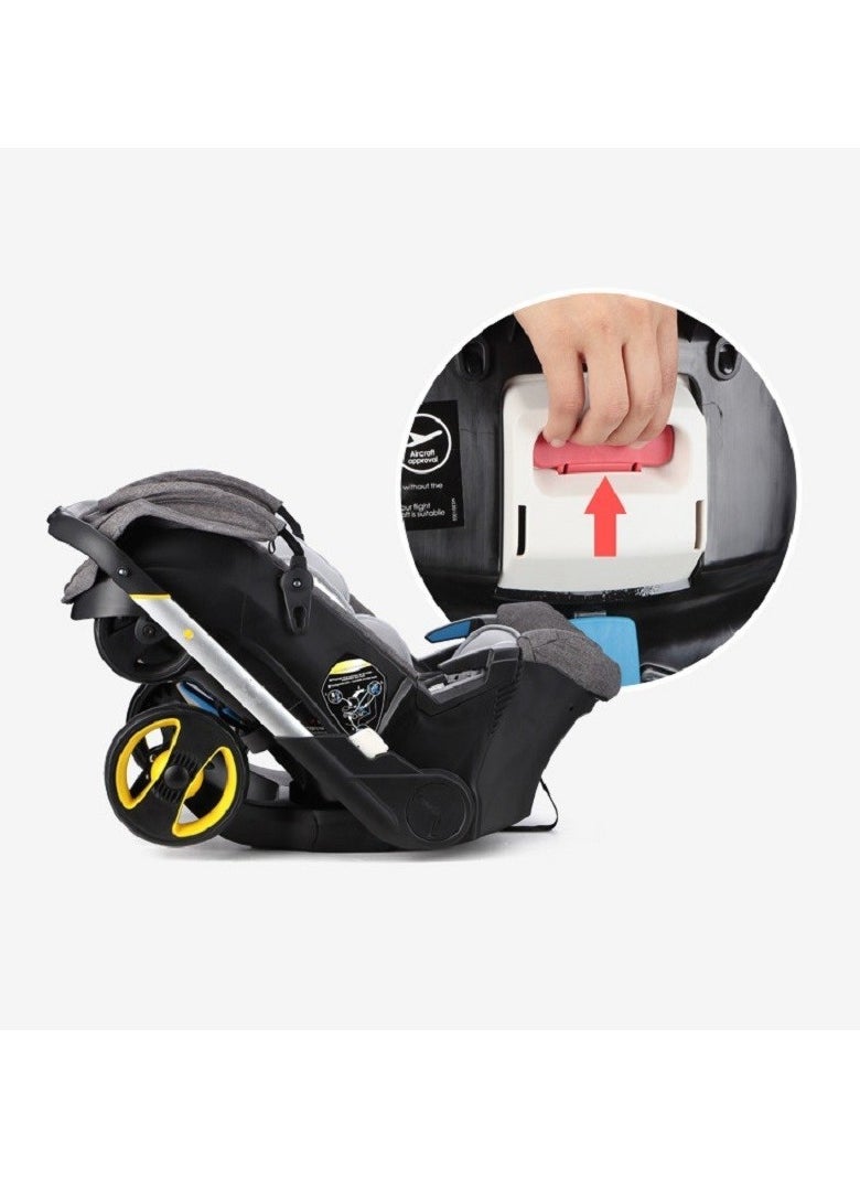 Baby Life 4 In 1 Infant Car Seat And Stroller 0 To 24 Month  - Image 4