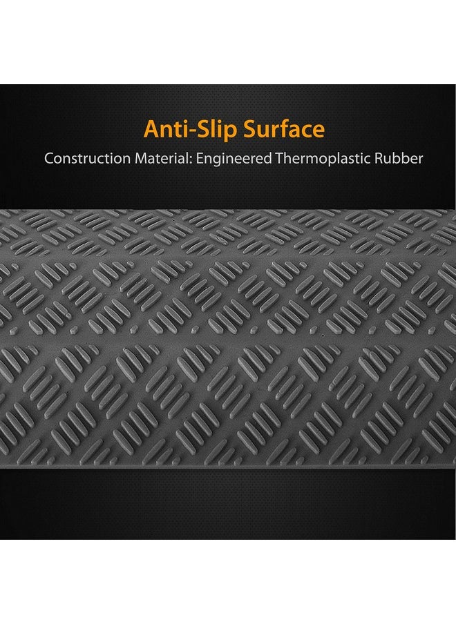 Pyle Pyle Durable Cable Protection Ramp Cover - Supports 11000lbs Single Channel Heavy Duty Hose and Cord Track Floor Protection, 39.4” x 5.11” x 0.78” Cable Concealer for Indoor Outdoor Use -PCBLCO101BK  - Image 2