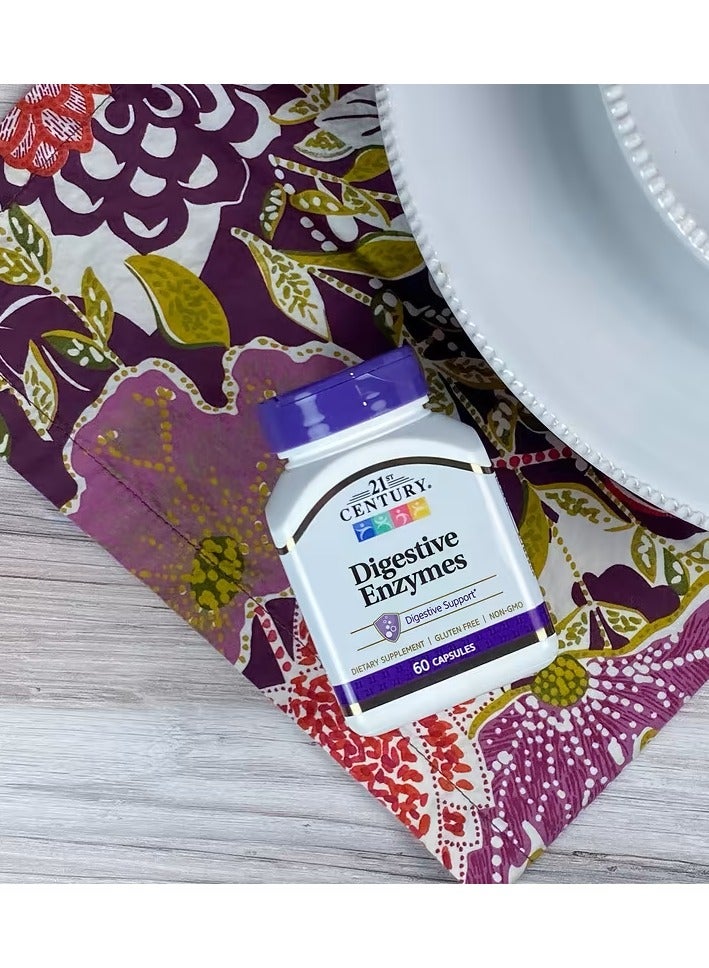 القرن الحادي والعشرون إنزيمات الهضم 60 كبسولة - Image 3