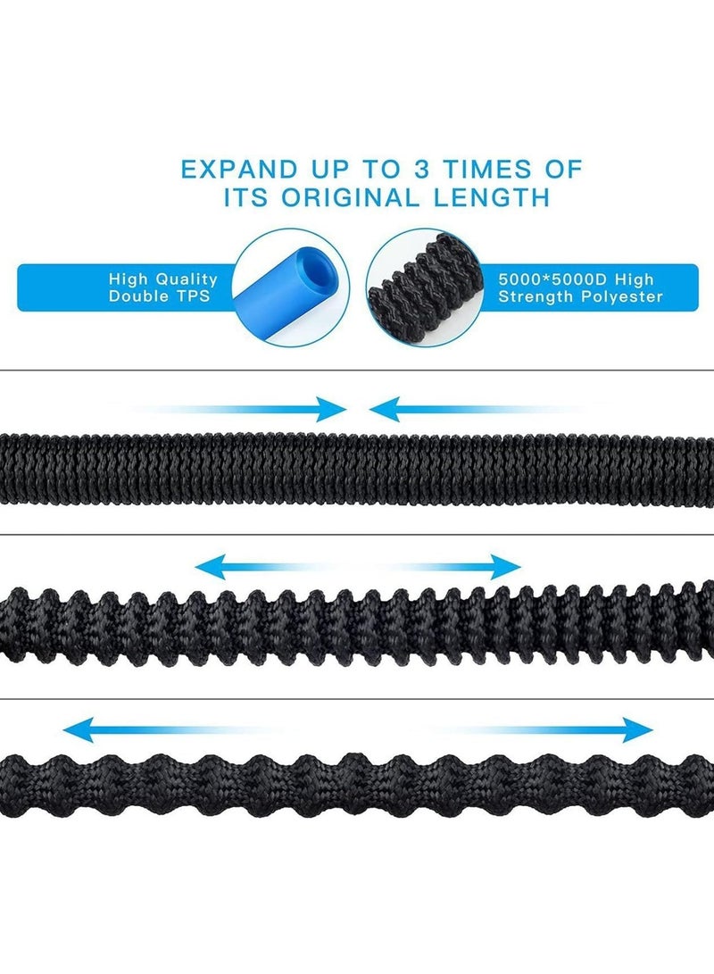 AROAQ Expandable Garden Hoses, Kink-Free Flexible Stretch Hose with Multi-Function Spray Gun, Expandable Garden Hoses for Watering, Car Washing,100ft - Image 2
