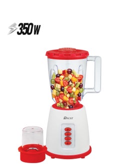 Oscar OBL219 2-in-1 Blender & Mixer Grinder – 350W Powerful Motor, Speed Control with Pulse, Overheat Protection – Red