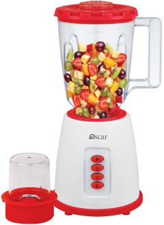 Oscar OBL219 2-in-1 Blender & Mixer Grinder – 350W Powerful Motor, Speed Control with Pulse, Overheat Protection – Red - pzsku/Z4047CF3168D3E231BA3AZ/45/_/1708777333/4a4e20a3-c670-4eca-9067-49ddac9f34aa