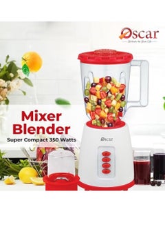 Oscar OBL219 2-in-1 Blender & Mixer Grinder – 350W Powerful Motor, Speed Control with Pulse, Overheat Protection – Red - pzsku/Z4047CF3168D3E231BA3AZ/45/_/1740467988/7035b350-39fa-4728-999c-0491f8affe41