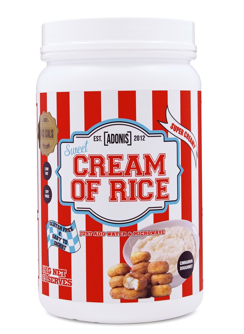 Adonis Cream of Rice - Cinnamon Doughnut - (1 kg) - Image 1