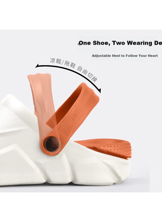Footoppo Thick-soled Perforated Shoes For Men, Summer Outdoor Beach Slippers, Comfortable Cushioning Sandals For Men, Non-slip And Odor-resistant Bubble Sandals - Image 3