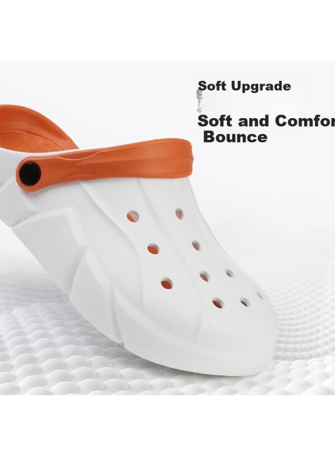 Footoppo Thick-soled Perforated Shoes For Men, Summer Outdoor Beach Slippers, Comfortable Cushioning Sandals For Men, Non-slip And Odor-resistant Bubble Sandals - Image 4