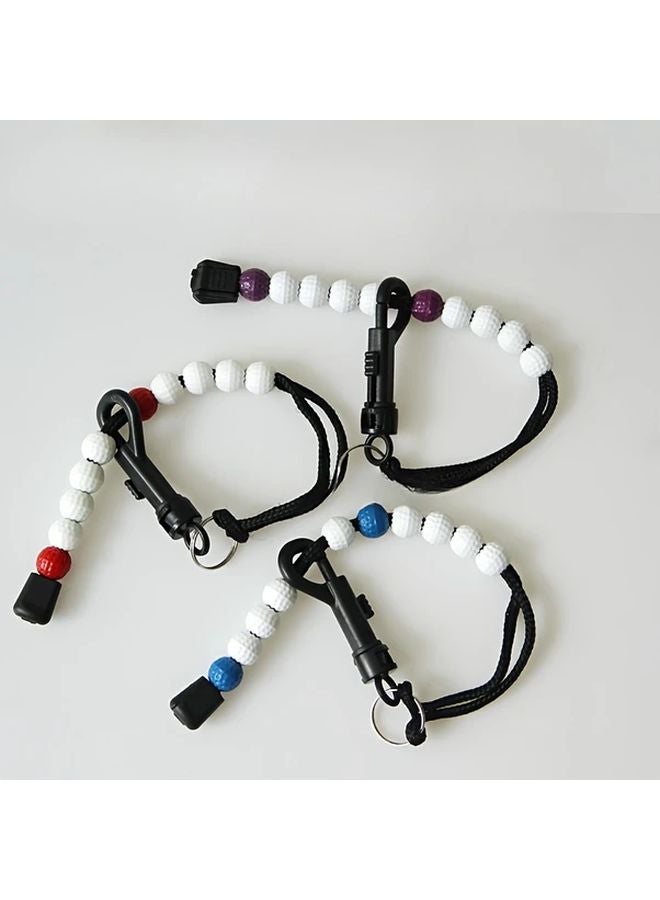 1pc Golf Scorekeeper Bead String Assorted Colors Portable Easy Use No Power Required - Image 4