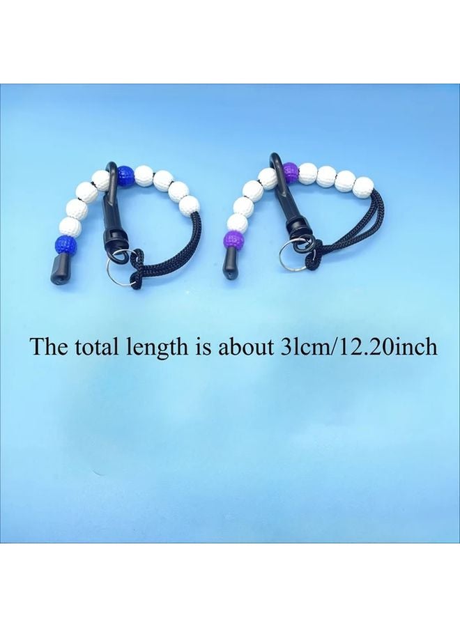 1pc Golf Scorekeeper Bead String Assorted Colors Portable Easy Use No Power Required - Image 3