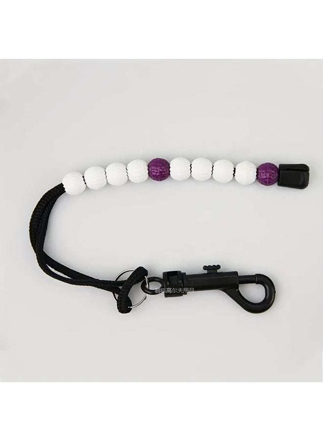 1pc Golf Scorekeeper Bead String Assorted Colors Portable Easy Use No Power Required - Image 5