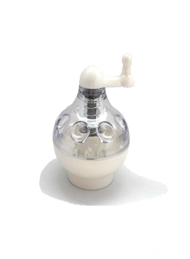 Tredoni Nutmeg Grinder Mill Chopper, Hard Nuts/Almond/Spices Mill Rotary Grater, White - Image 2