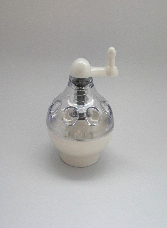 Tredoni Nutmeg Grinder Mill Chopper, Hard Nuts/Almond/Spices Mill Rotary Grater, White - Image 3