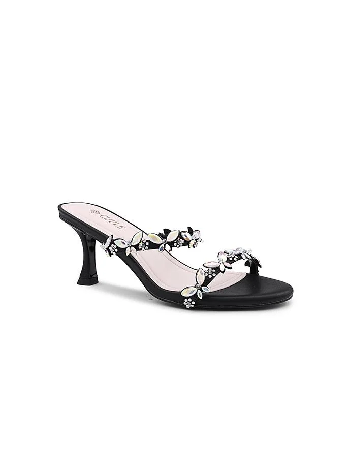 كابلي Cuple Embellished Multi Strap Flat Slides