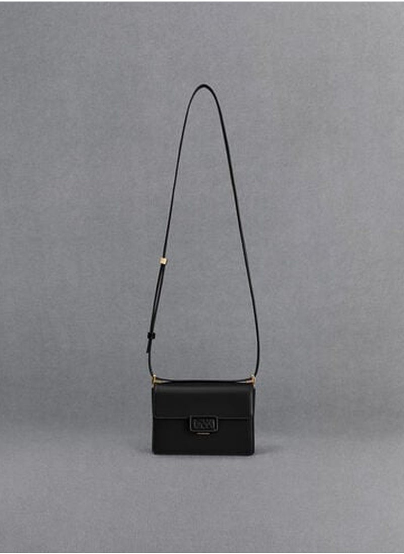 Charles & Keith Charles & Keith Leather Metallic Boxy Bag  - Image 4