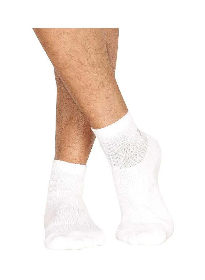 JOCKEY Jockey 7036 Men Compact Cotton Terry Ankle Length Socks With Stay Fresh Treatment