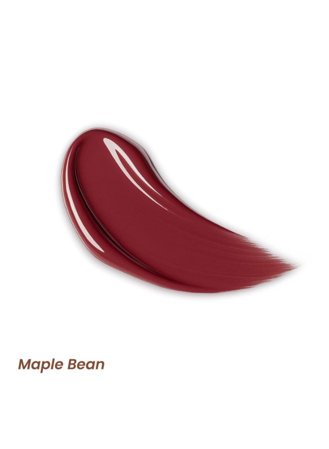 LAMIOR Hydrating Lip Gloss Stain, 2-in-1 Ultra Glossy Shine & Long-Lasting | Lip Tint, Non-Sticky Lightweight High Pigment, Peptide, Astaxanthin & Kakadu Plum Infused, Vegan Cruelty Free(Maple Bean) - Image 2