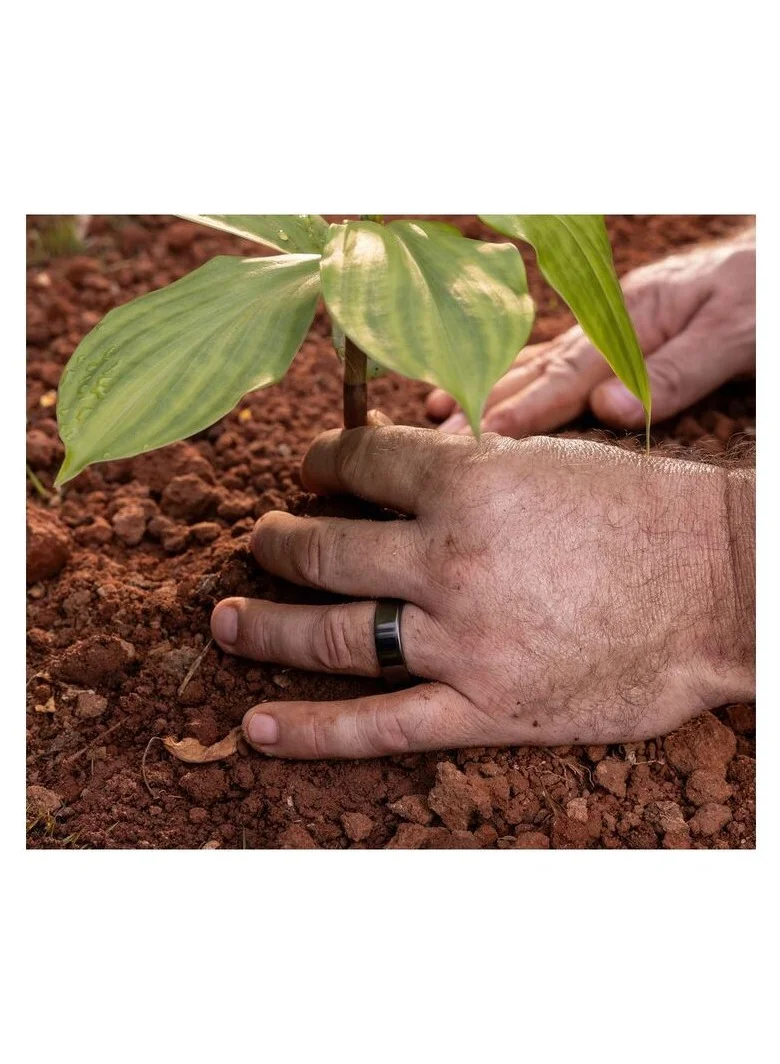 التراهيومان ساعة Ring AIR لتتبع النوم المتقدم، مراقبة HRV ودرجة الحرارة، تتبع التمارين والحركة والتعافي، مقاومة للماء، بطارية تدوم 6 أيام مع اشتراك مجاني مدى الحياة (مقاس 8) - أسود