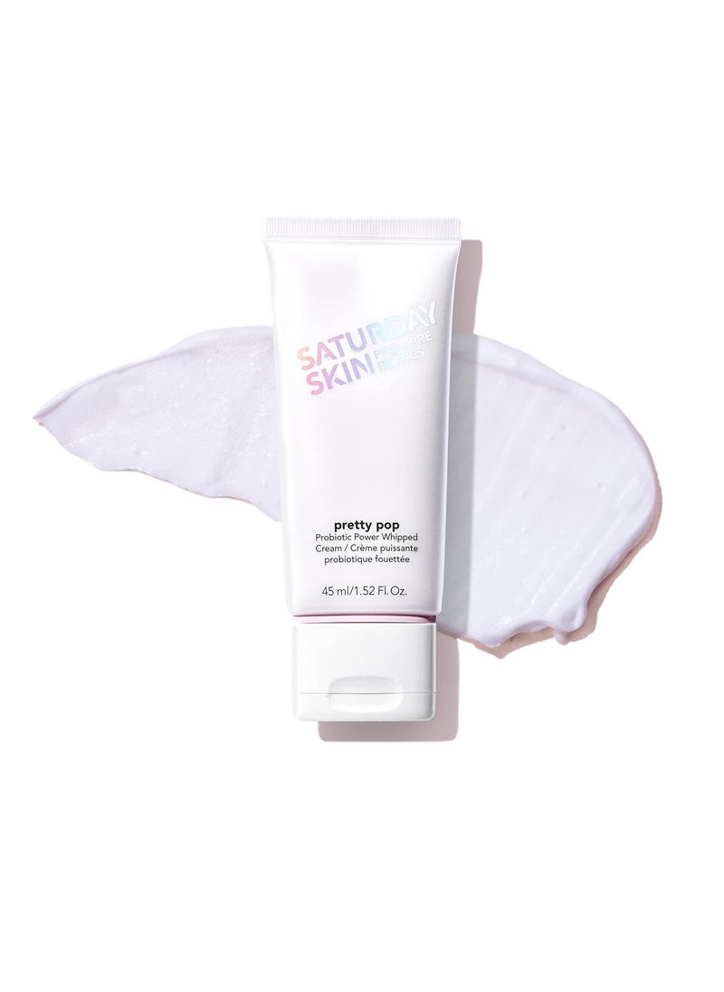 saturday skin Saturday Skin Pretty Pop Prebiotics and Probiotics whipped Moisturizing cream Nourishing Allure Best of Beauty K-Beauty Winner 2020 (1.52 Fl Oz) 