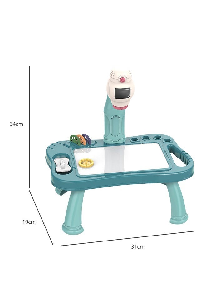 GROIC - Drawing Projector Table for Kids, Painting Table Board Set Educational Drawing Toys, Trace and Draw Projector Toy Smart Projection Drawing Board, Art Projector for Kids - Image 1
