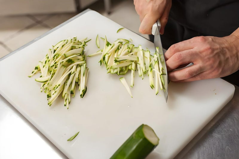Cloudzy Cutting Board Serving Tray Heavy Thick Chopping Board Non Slip Surface Professional Cutting Carving Try Board for Dicing Mashing and More - Image 2