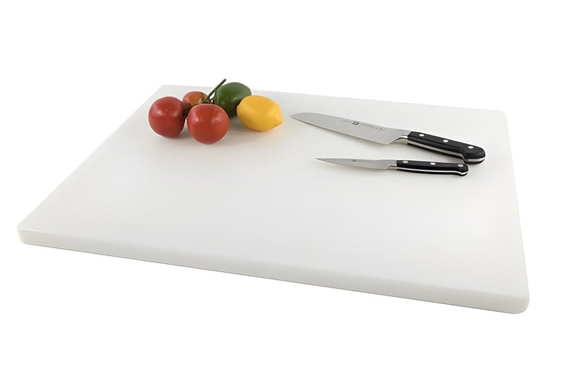 Cloudzy Cutting Board Serving Tray Heavy Thick Chopping Board Non Slip Surface Professional Cutting Carving Try Board for Dicing Mashing and More - Image 1