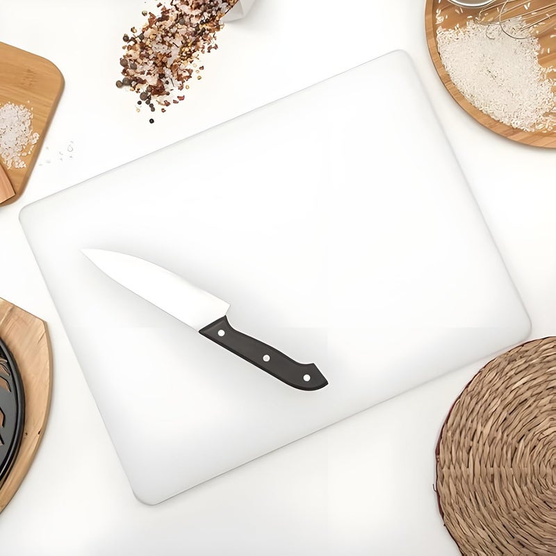 Cloudzy Cutting Board Serving Tray Heavy Thick Chopping Board Non Slip Surface Professional Cutting Carving Try Board for Dicing Mashing and More - Image 3