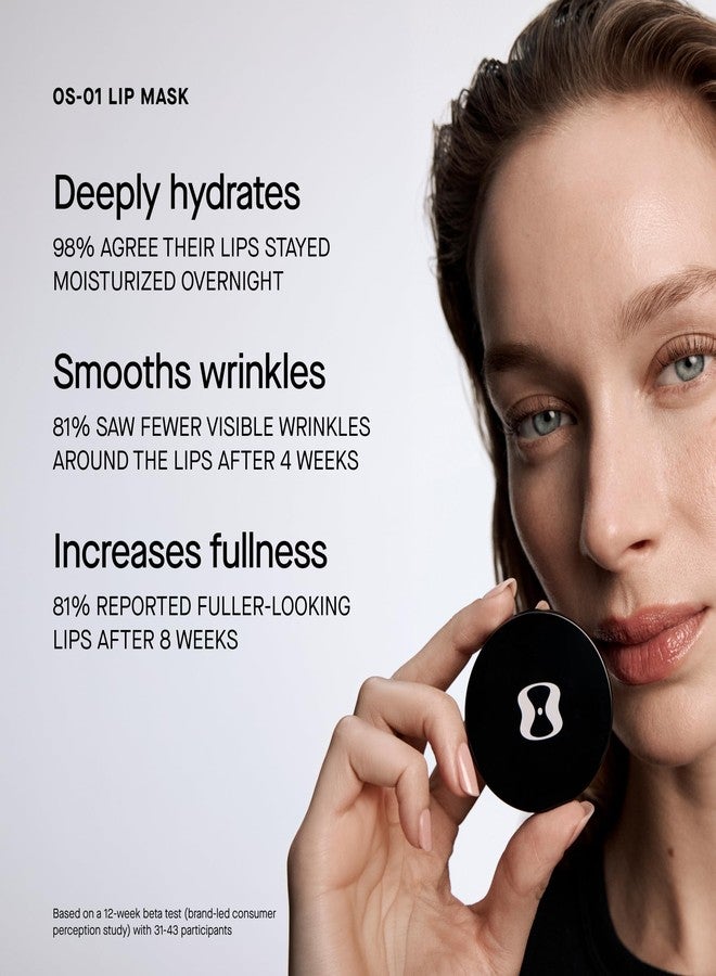 OneSkin LIP Duo Set OS-01 I Peptide Lip SPF 15 Tinted Bare Blush & Lip Restore Mask I Anti-Aging Lip Treatment for Hydration, UV Protection & Smoother Lips - Image 4