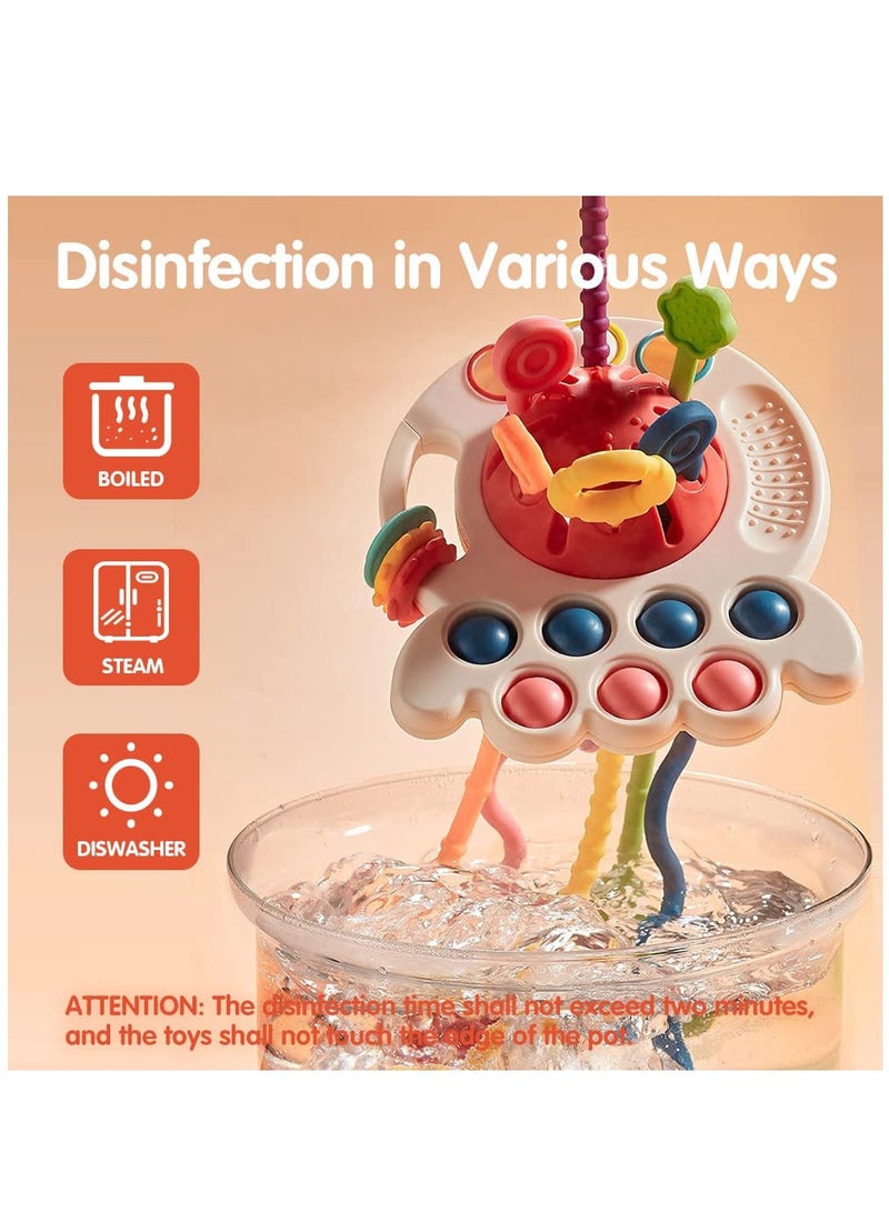 بايبي الحسية مونتيسوري لعب اطفال 6-12 شهرا الرضع لعبة السفر 1-2 سنوات من العمر الفتيان والفتيات هدايا عيد ميلاد لينة الحبل كمان التعليم والتعلم حمام اللعب 9-10 18 شهرا من العمر الرضع - Image 5