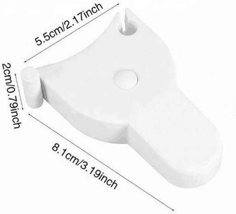 klarako Automatic Telescopic Tape MeasureSelfTightening Measure Tape,SelfTightening Body Measuring Ruler,Easy Stretch Durable Measuring Tape for Waist, Hip, Bust, Arms (2pcs B) - Image 5
