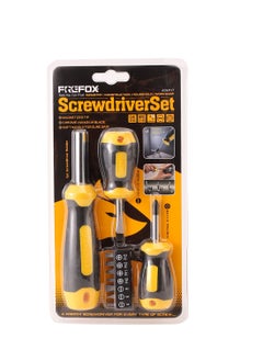 Screwdriver Set 10 Pieces, Professional Screwdriver Phillips Flat Hex