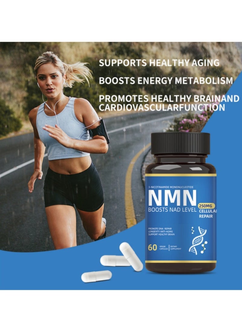 MAAC10 Formulas NMN Supplement Alternative - Liposomal NMNH (Dihydronicotinamide Mononucleotide) - High Purity NAD Supplement for Anti Aging, Energy, Focus - 60 Capsules - 250mg  - Image 3