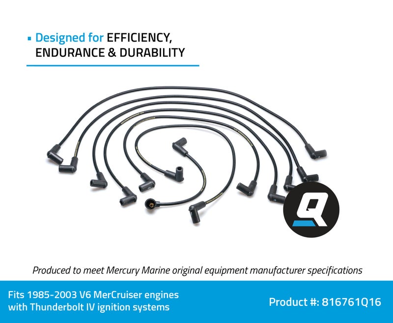 Quicksilver 816761Q16 Spark Plug Wire Kit - Image 2